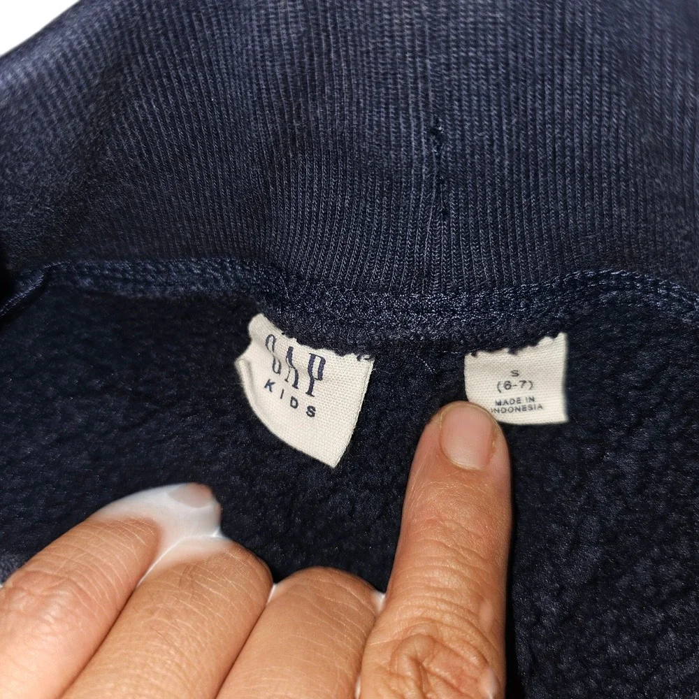 GAP Kids Blue Sweatpants Fleece Lined S (6-7) Jogger Pants Winter Snow Camping‎